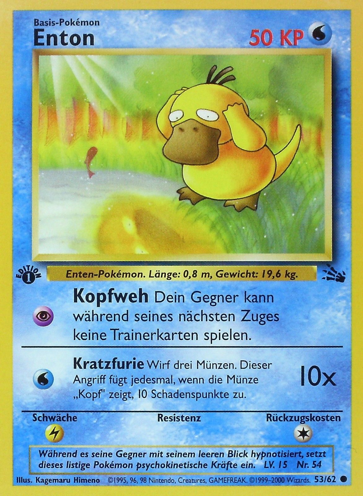 Enton 53 — Fossil (German Pokémon TCG card)