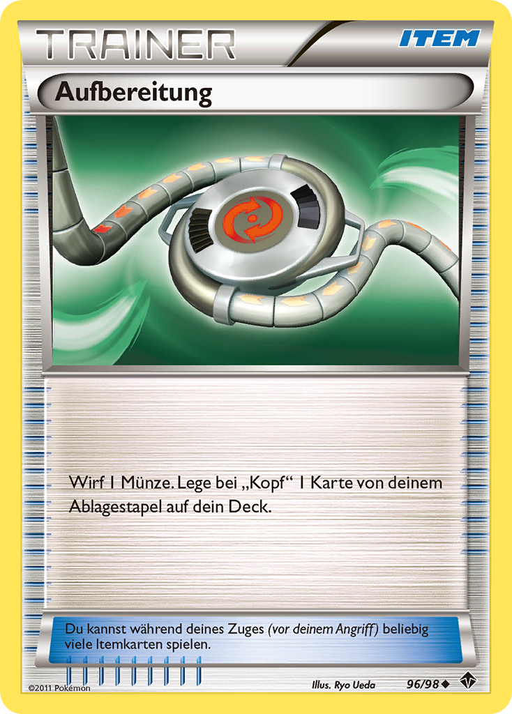 Wiederverwertung 61 — Fossil (German Pokémon TCG card)