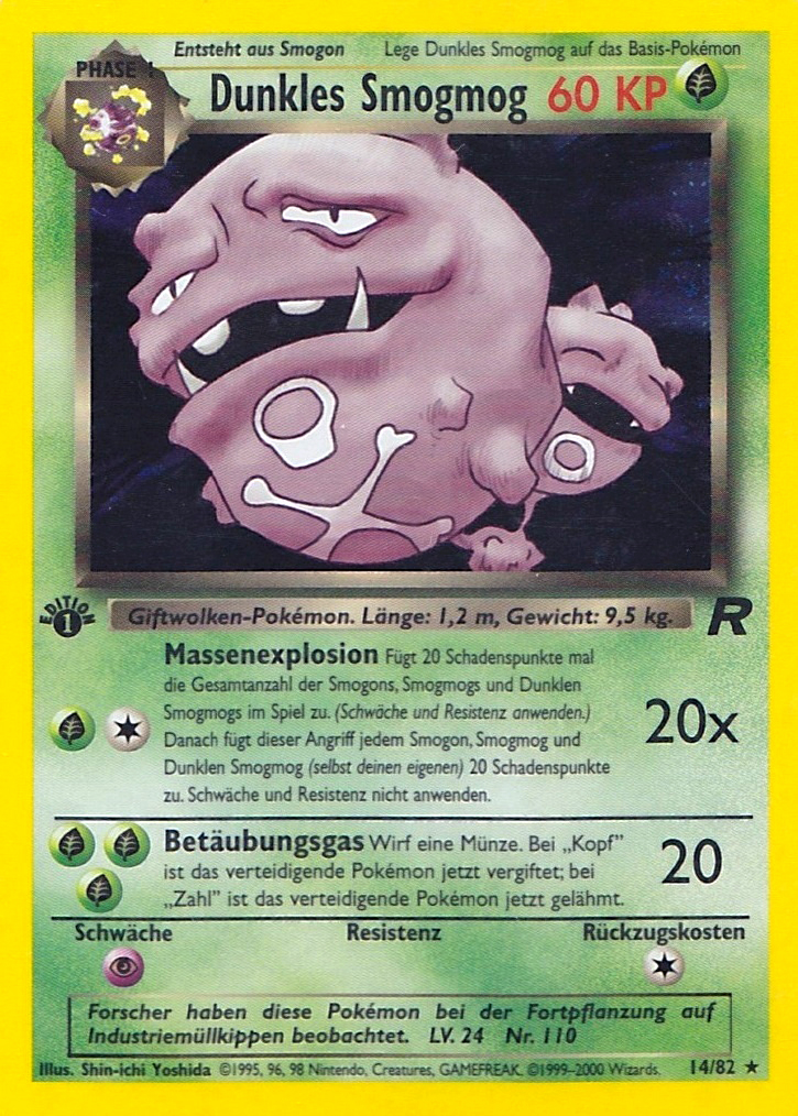 Dunkles Smogmog 31 — Team Rocket (German Pokémon TCG card)