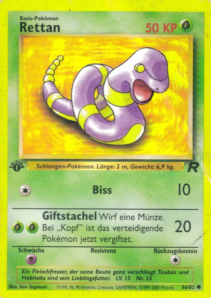 Rettan 56 — Team Rocket (German Pokémon TCG card)