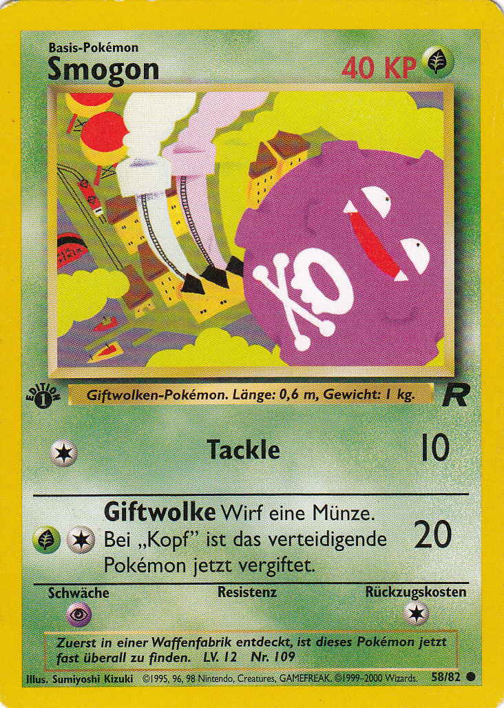 Smogon 58 — Team Rocket (German Pokémon TCG card)