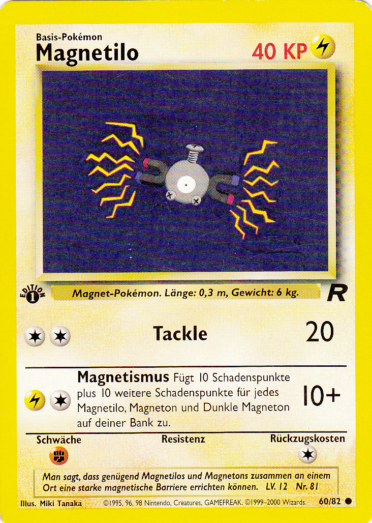 Magnetilo 60 — Team Rocket (German Pokémon TCG card)