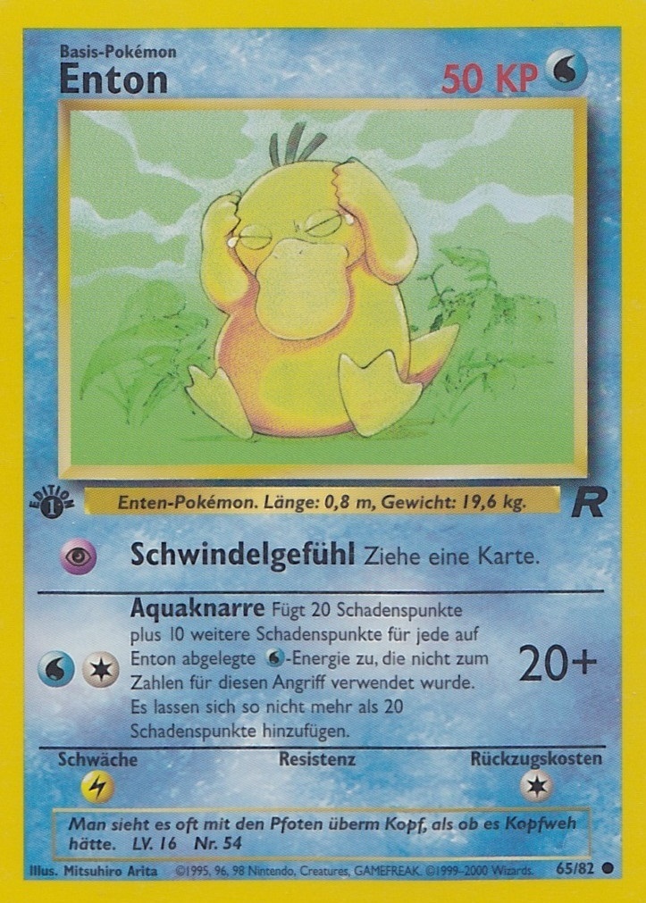 Enton 65 — Team Rocket (German Pokémon TCG card)