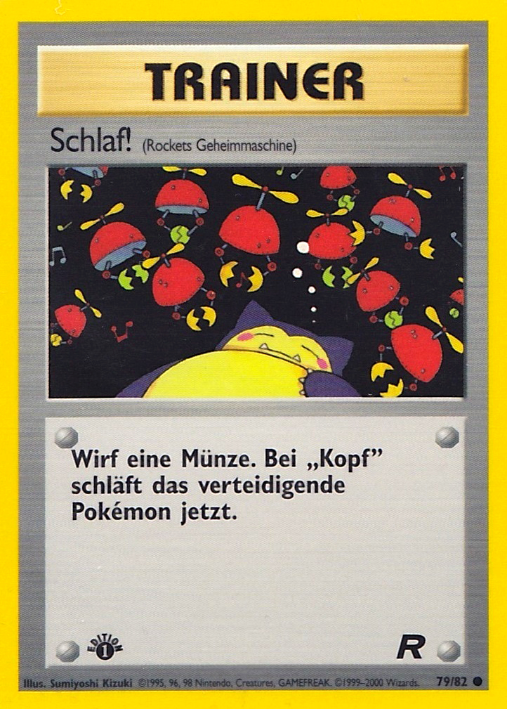 Schlaf! 79 — Team Rocket (German Pokémon TCG card)