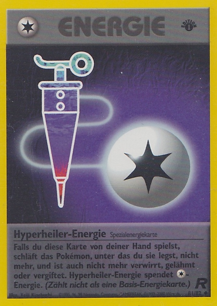 Hyperheiler-Energie 81 — Team Rocket (German Pokémon TCG card)