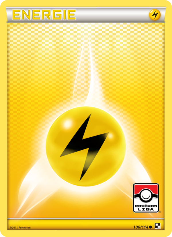 Elektro-Energie 108 — Schwarz & Weiß (German Pokémon TCG card)