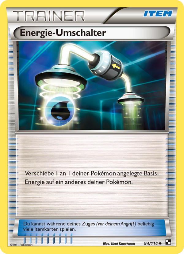 Energie-Umschalter 94 — Schwarz & Weiß (German Pokémon TCG card)