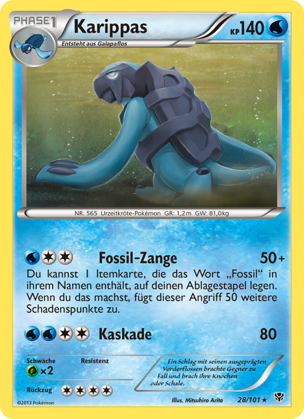 Karippas 28 — Plasma-Blaster (German Pokémon TCG card)