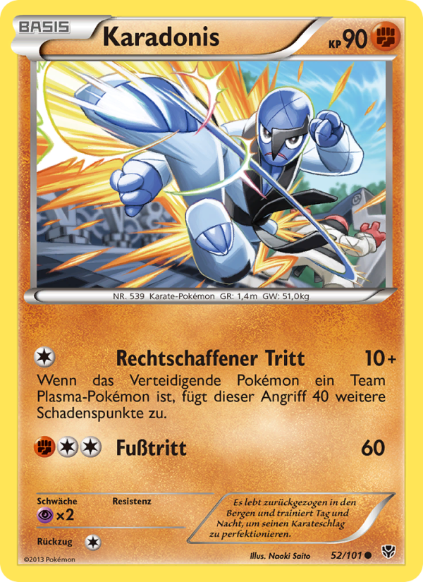 Karadonis 52 — Plasma-Blaster (German Pokémon TCG card)