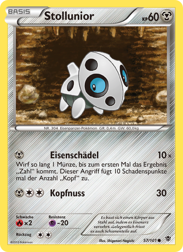 Stollunior 57 — Plasma Blast (German Pokémon TCG card)