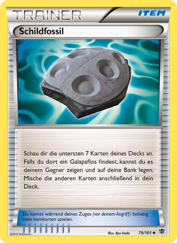 Schildfossil 79 — Plasma-Blaster (German Pokémon TCG card)