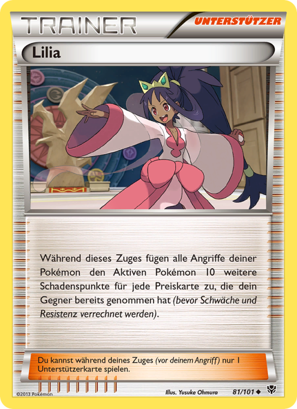 Lilia 81 — Plasma-Blaster (German Pokémon TCG card)