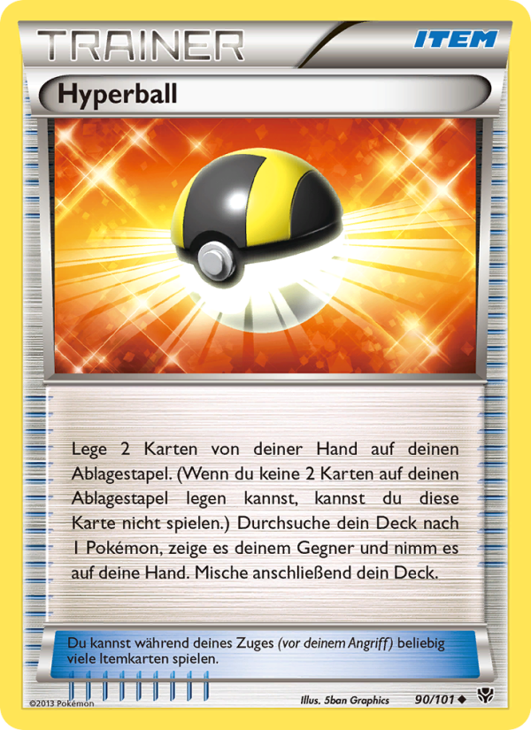 Hyperball 90 — Plasma-Blaster (German Pokémon TCG card)