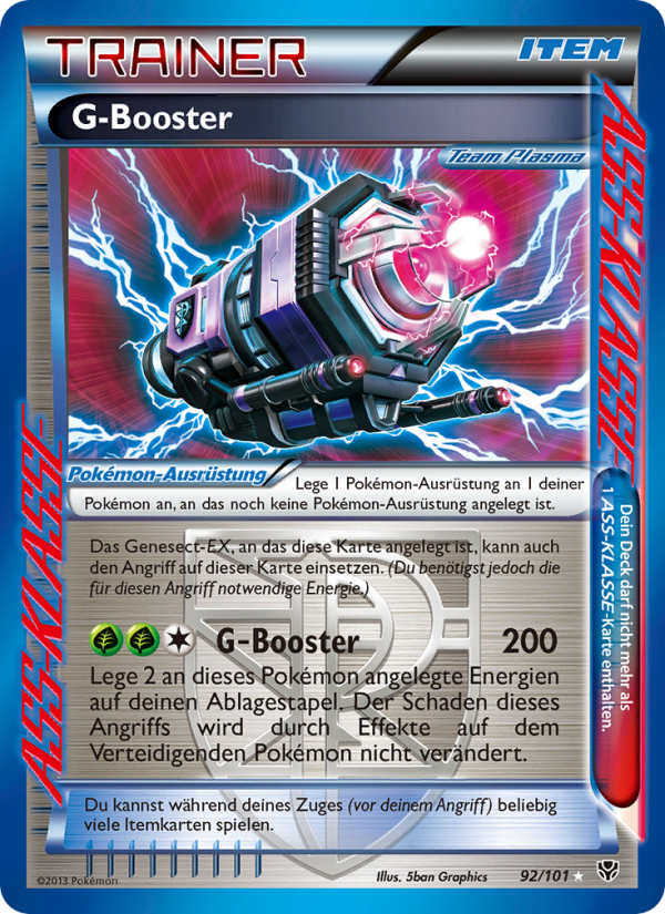 G-Booster 92 — Plasma-Blaster (German Pokémon TCG card)