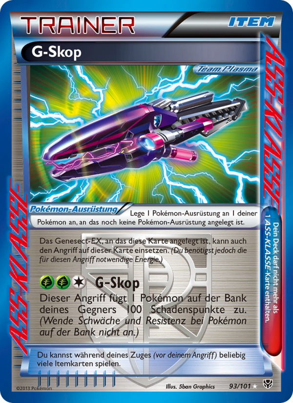 G-Skop 93 — Plasma-Blaster (German Pokémon TCG card)