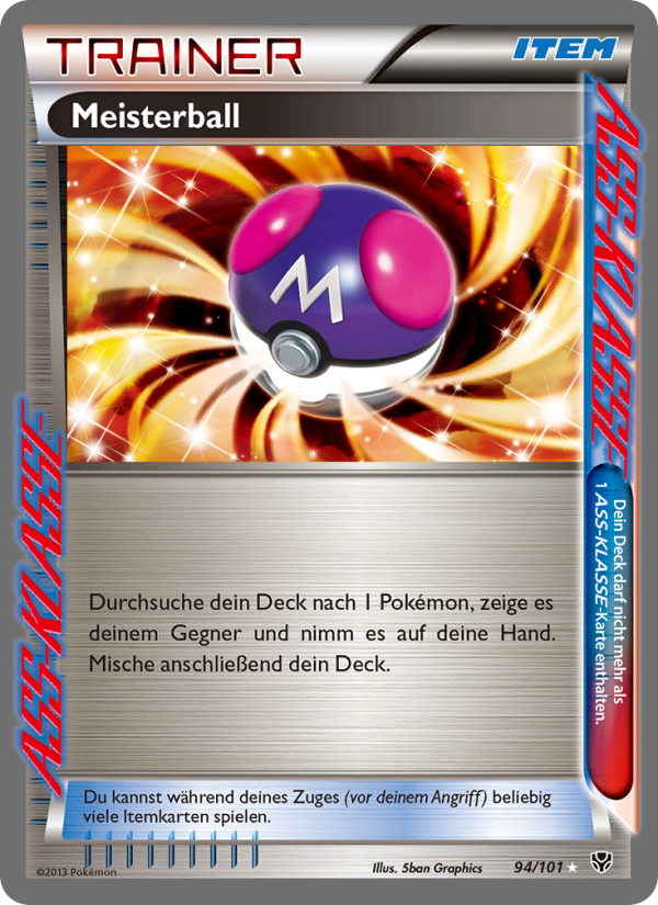 Meisterball 94 — Plasma-Blaster (German Pokémon TCG card)