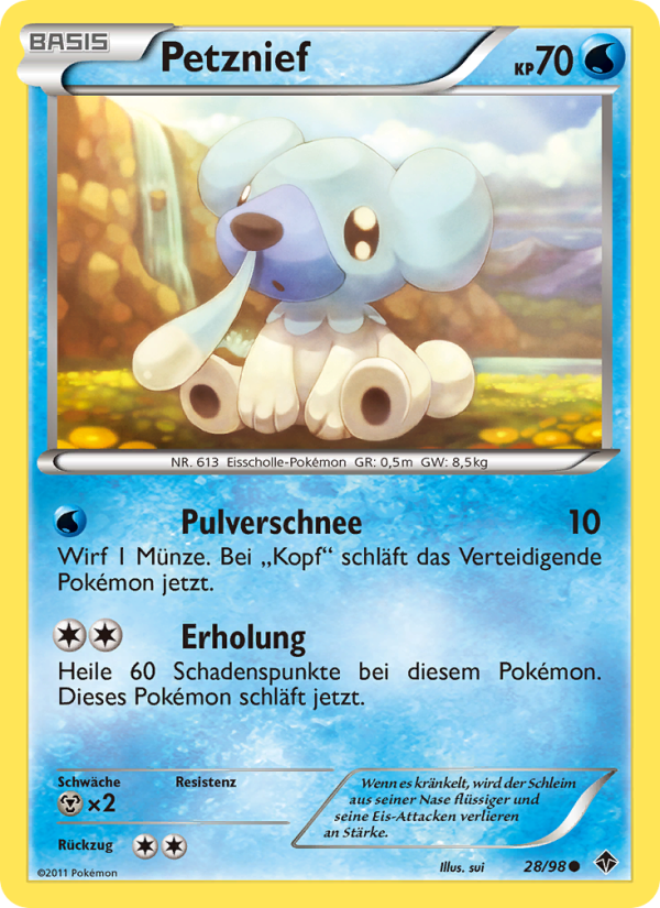 Petznief 28 — Emerging Powers (German Pokémon TCG card)