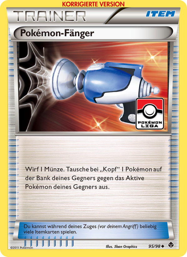 Pokémon-Fänger 95 — Aufstreben der Mächtigen (German Pokémon TCG card)