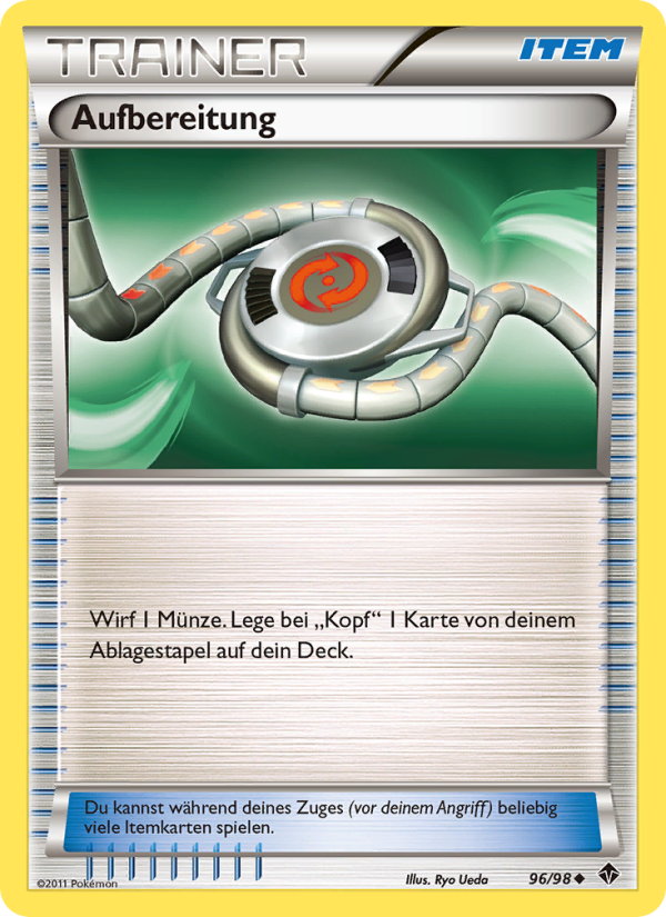 Aufbereitung 96 — Aufstreben der Mächtigen (German Pokémon TCG card)