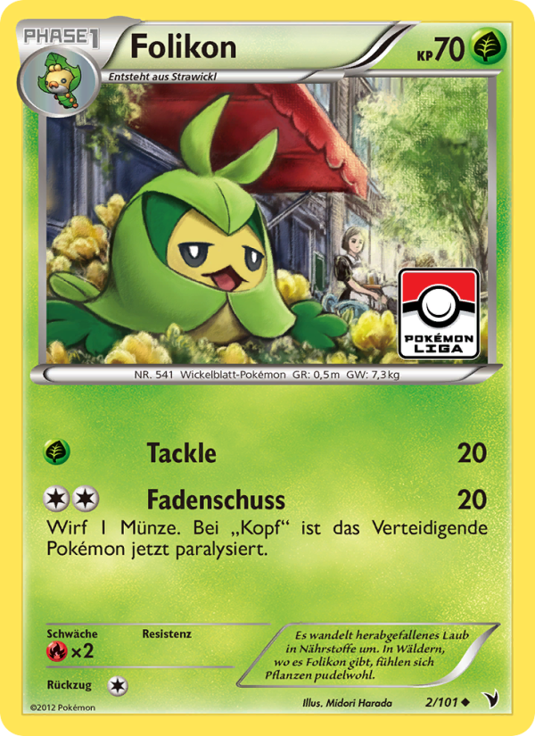 Folikon 2 — Noble Victories (German Pokémon TCG card)