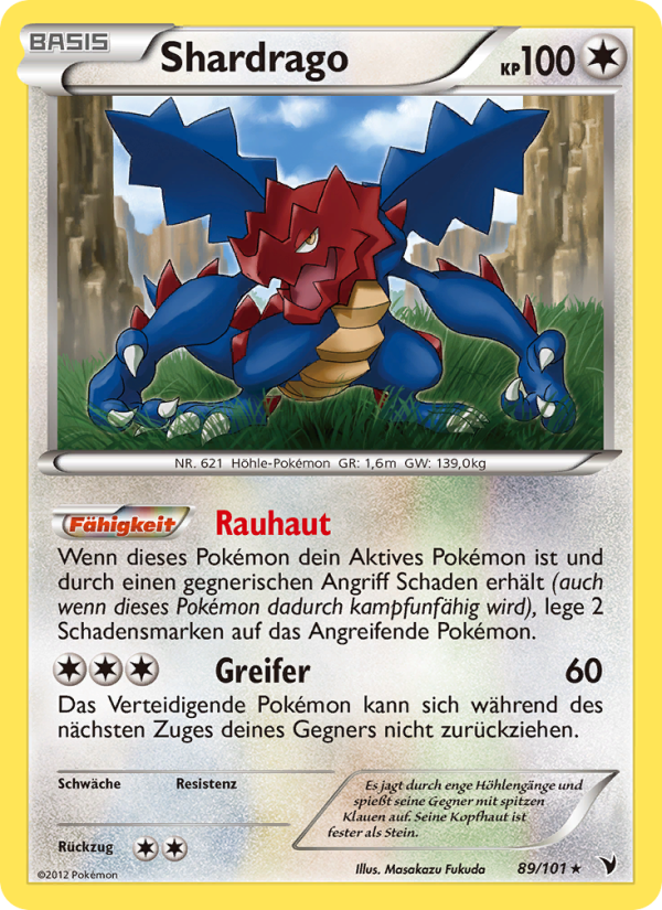 Shardrago 89 — Noble Victories (German Pokémon TCG card)