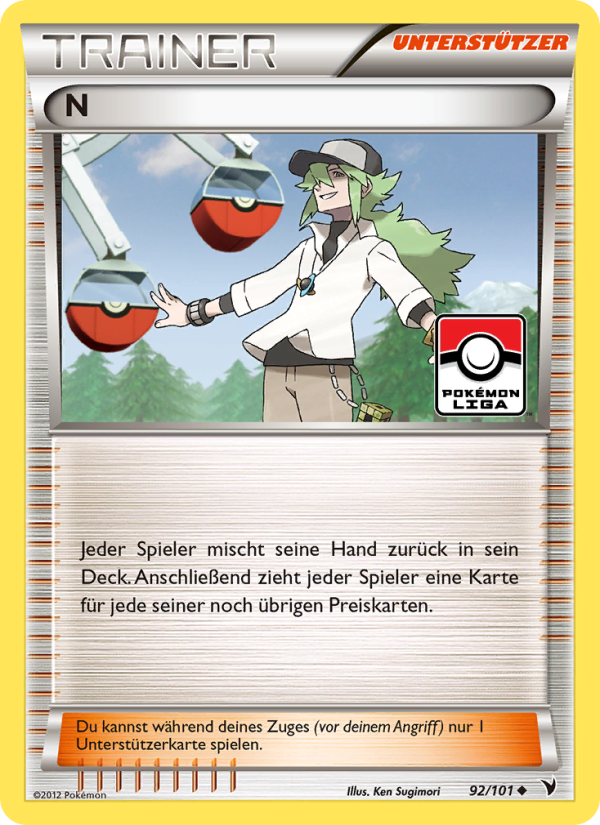 N 92 — Königliche Siege (German Pokémon TCG card)