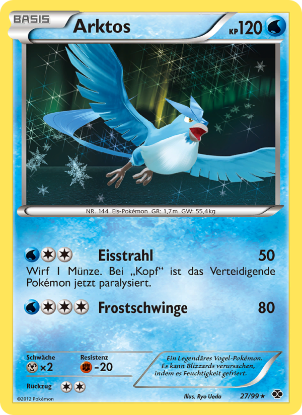 Arktos 27 — Kommende Schicksale (German Pokémon TCG card)