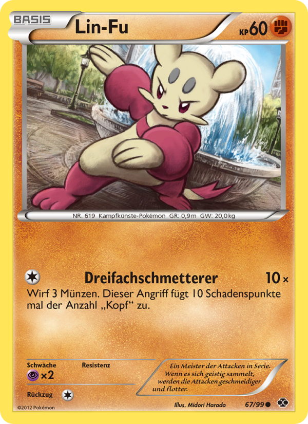 Lin-Fu 67 — Next Destinies (German Pokémon TCG card)