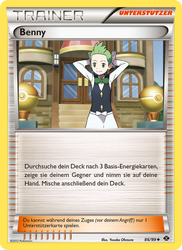 Benny 86 — Kommende Schicksale (German Pokémon TCG card)
