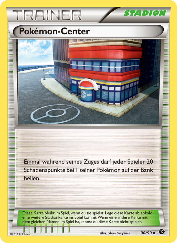 Pokémon-Center 90 — Kommende Schicksale (German Pokémon TCG card)
