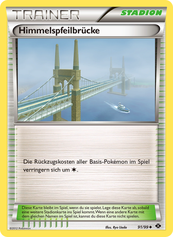Himmelspfeilbrücke 91 — Kommende Schicksale (German Pokémon TCG card)