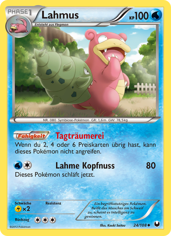 Lahmus 24 — Dark Explorers (German Pokémon TCG card)