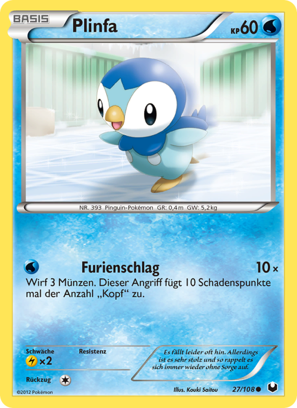 Plinfa 27 — Dark Explorers (German Pokémon TCG card)
