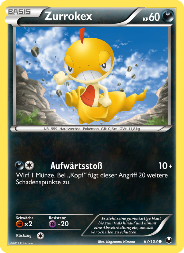 Zurrokex 67 — Dark Explorers (German Pokémon TCG card)