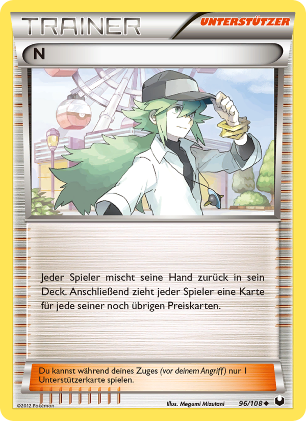 N 96 — Erfoscher der Finsternis (German Pokémon TCG card)