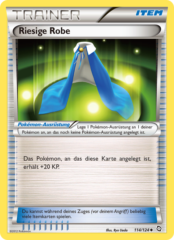 Riesige Robe 114 — Hoheit der Drachen (German Pokémon TCG card)