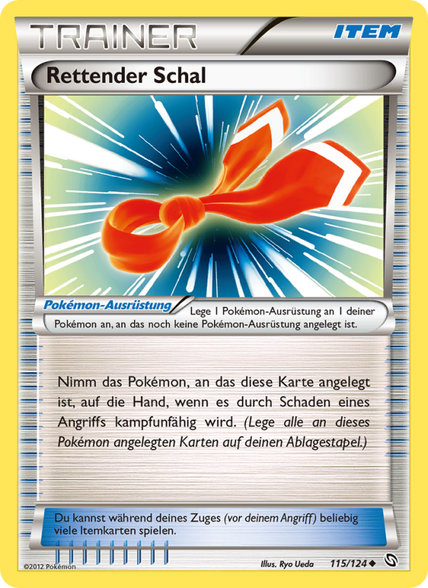 Rettender Schal 115 — Hoheit der Drachen (German Pokémon TCG card)