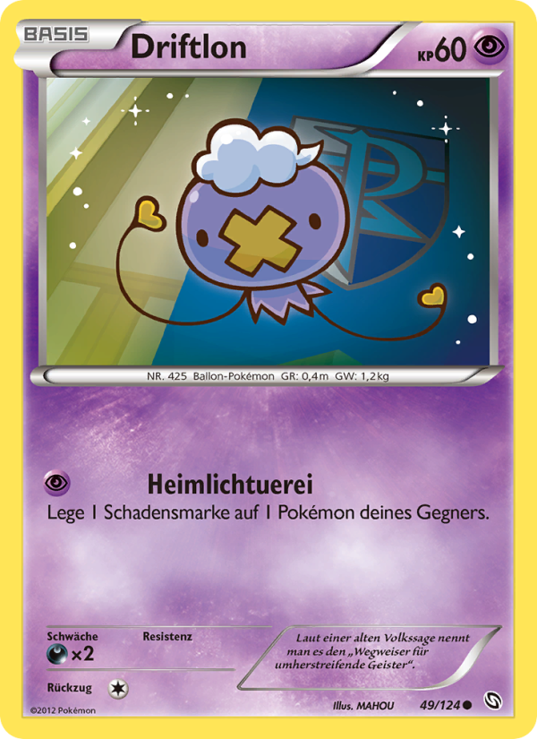 Driftlon 49 — Dragons Exalted (German Pokémon TCG card)