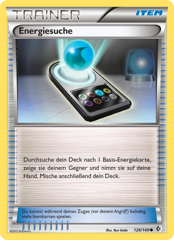 Energiesuche 128 — Überschrittene Schwellen (German Pokémon TCG card)