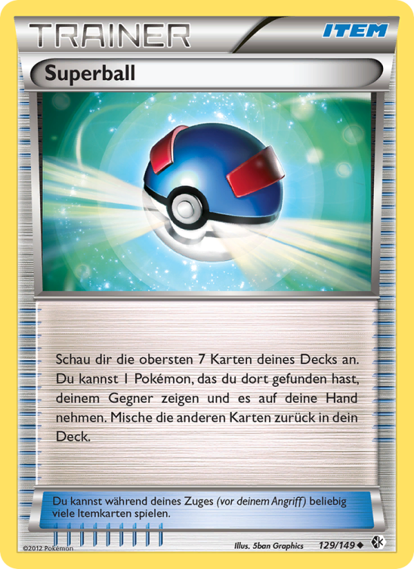 Superball 129 — Überschrittene Schwellen (German Pokémon TCG card)