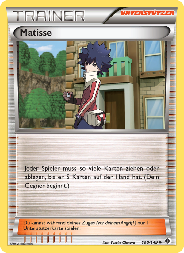 Matisse 130 — Überschrittene Schwellen (German Pokémon TCG card)