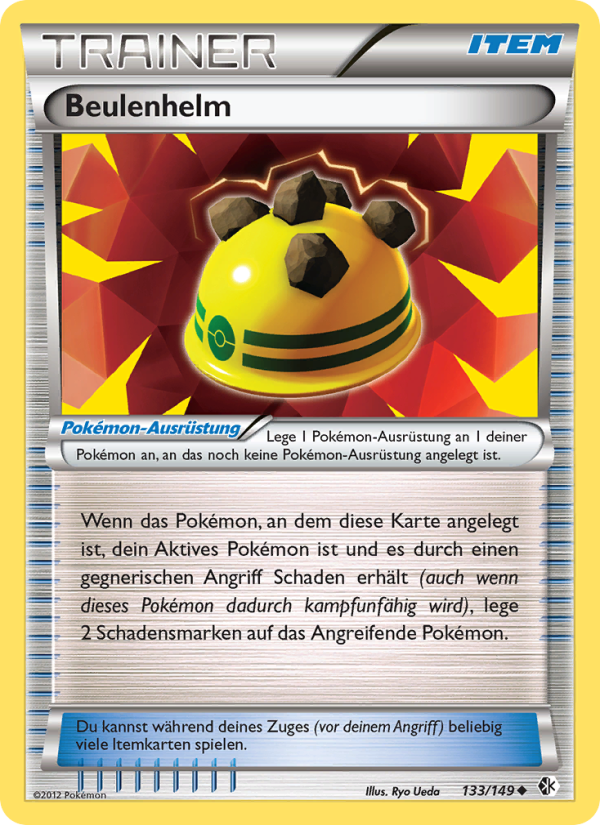 Beulenhelm 133 — Überschrittene Schwellen (German Pokémon TCG card)