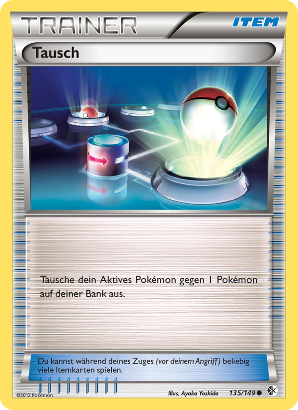 Tausch 135 — Überschrittene Schwellen (German Pokémon TCG card)