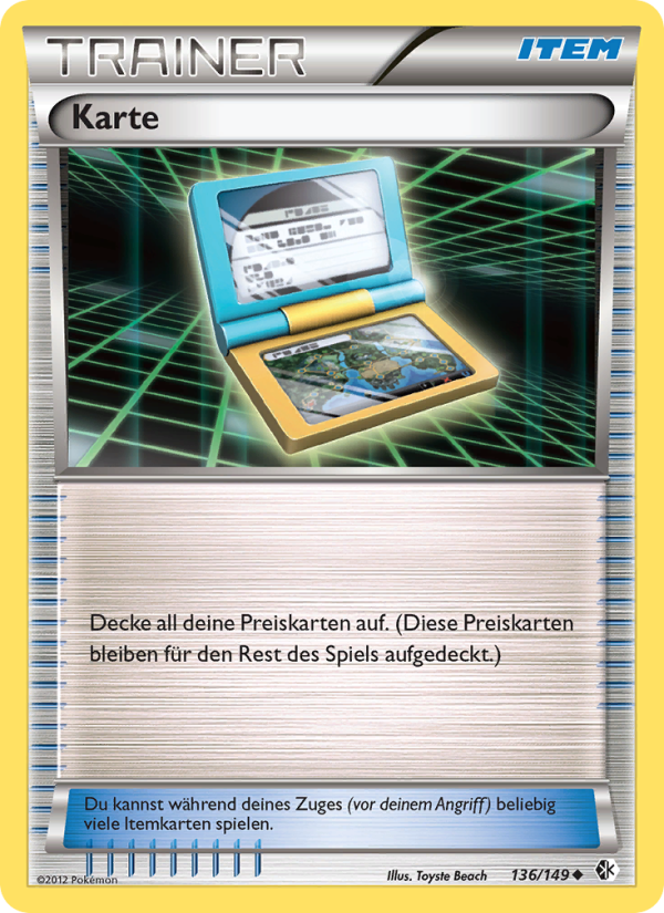 Karte 136 — Überschrittene Schwellen (German Pokémon TCG card)