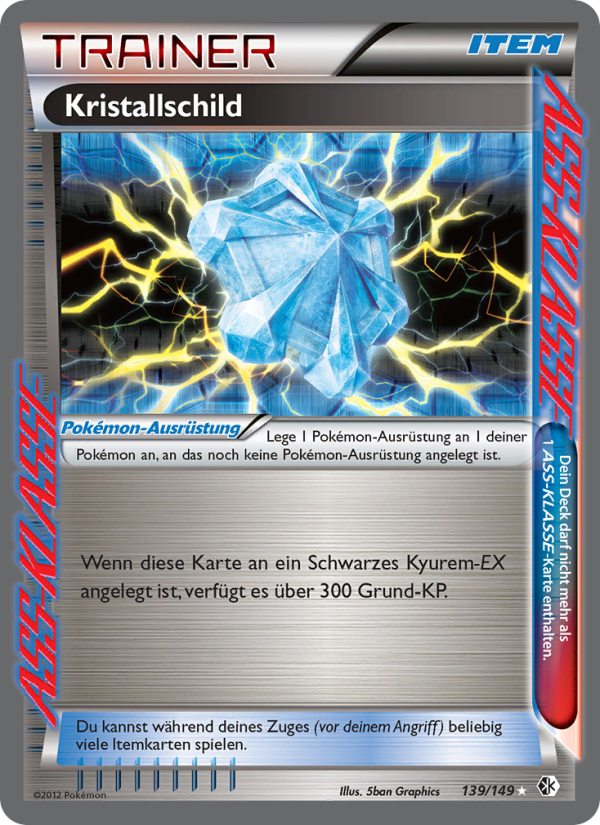 Kristallschild 139 — Überschrittene Schwellen (German Pokémon TCG card)
