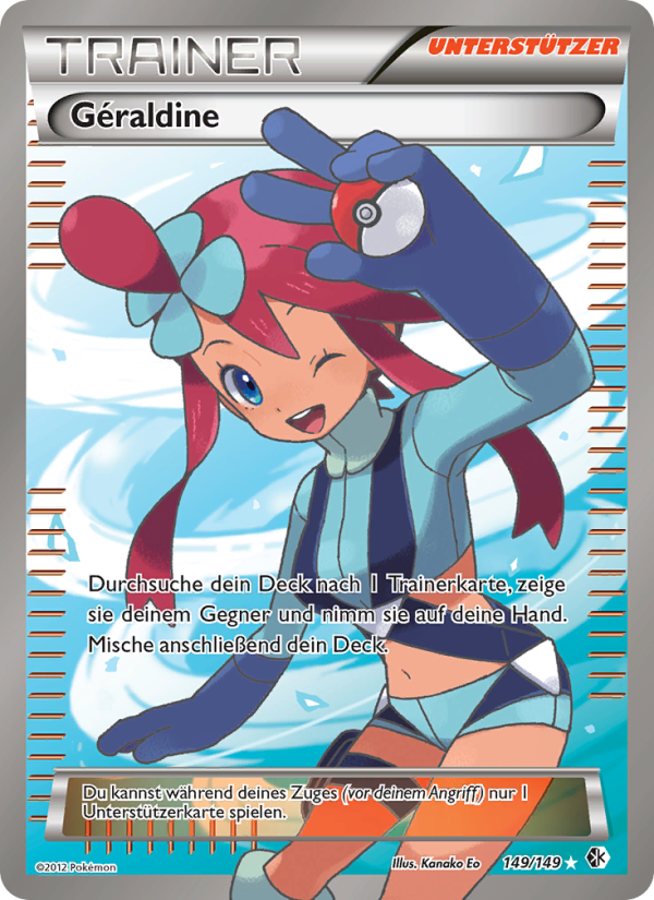 Géraldine 149 — Boundaries Crossed (German Pokémon TCG card)