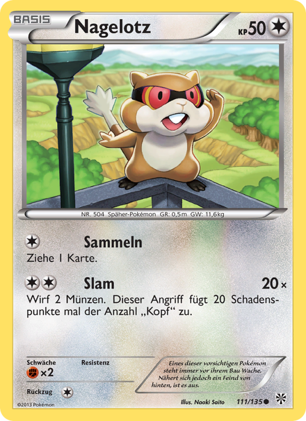 Nagelotz 111 — Plasma-Sturm (German Pokémon TCG card)