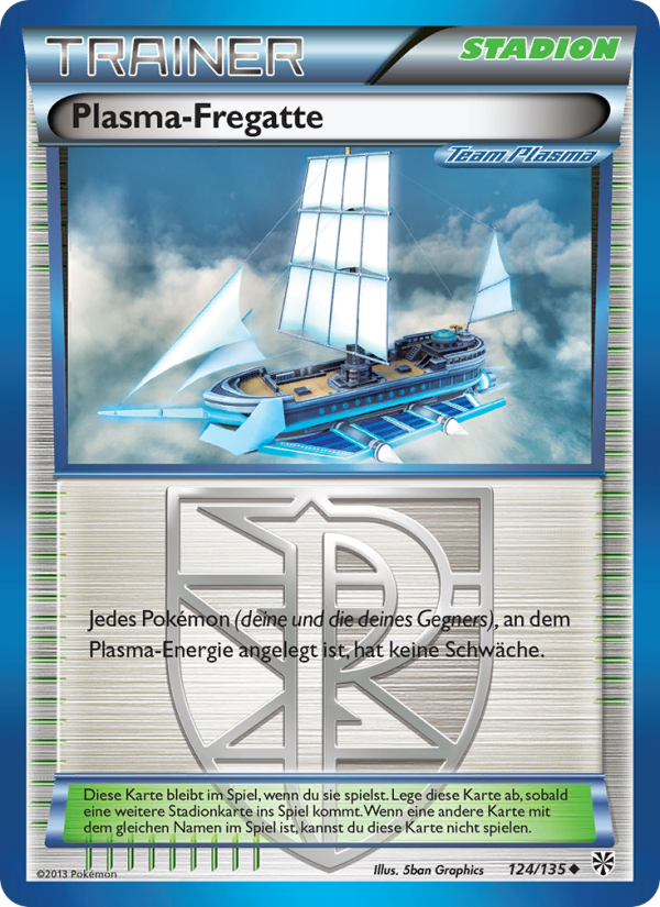Plasma-Fregatte 124 — Plasma-Sturm (German Pokémon TCG card)