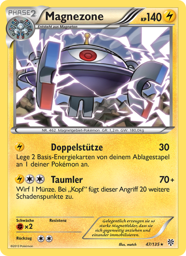 Magnezone 47 — Plasma-Sturm (German Pokémon TCG card)