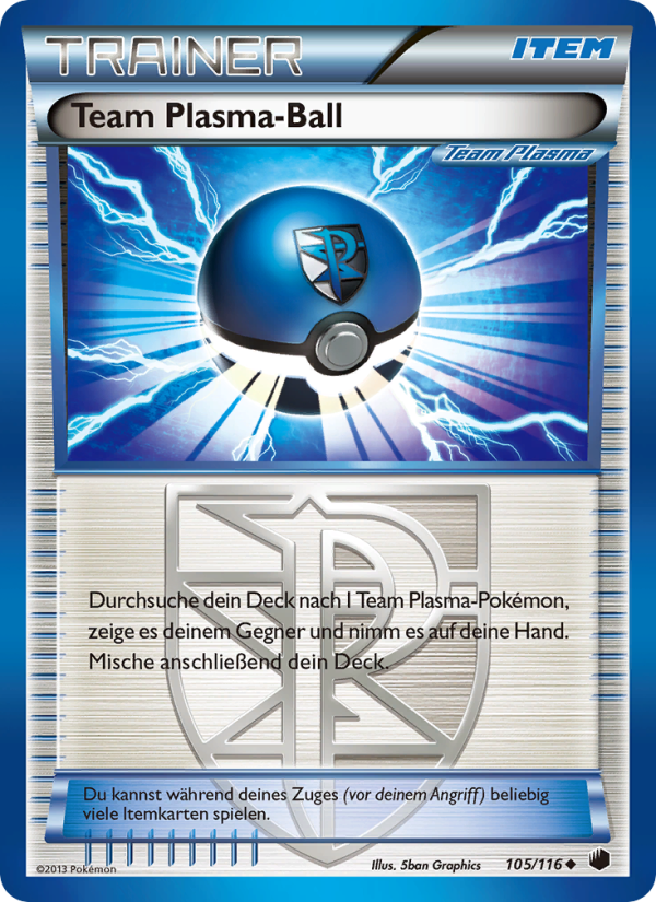 Team-Plasma-Ball 105 — Plasma-Frost (German Pokémon TCG card)